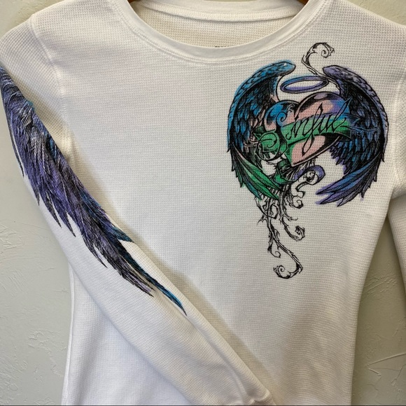 Weeping Angel Sinful Waffle Knit Thermal - Picture 6 of 13